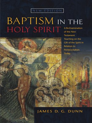 cover image of Baptism in the Holy Spirit